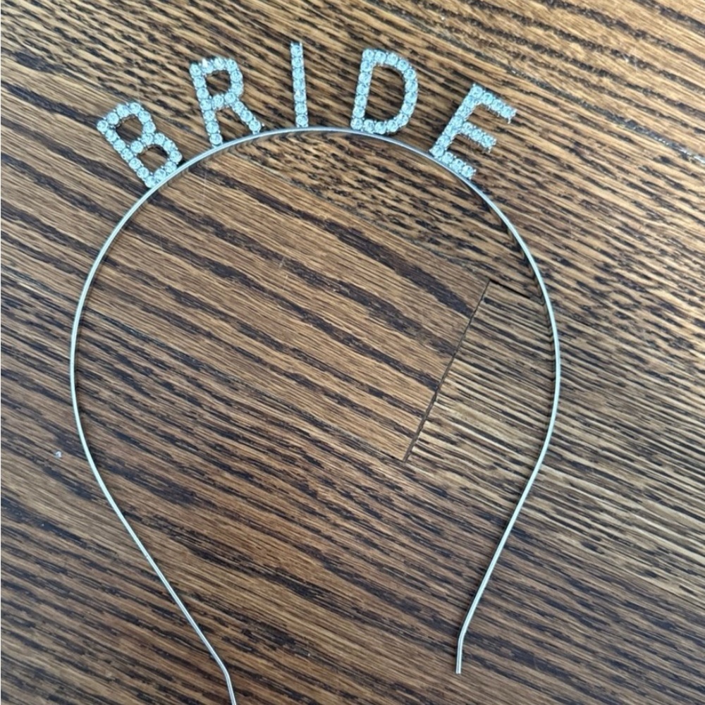Silver 'Bride' Headband